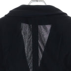 Chanel Boutique Vintage Jacket CC Logo Button Chain Black — view 4
