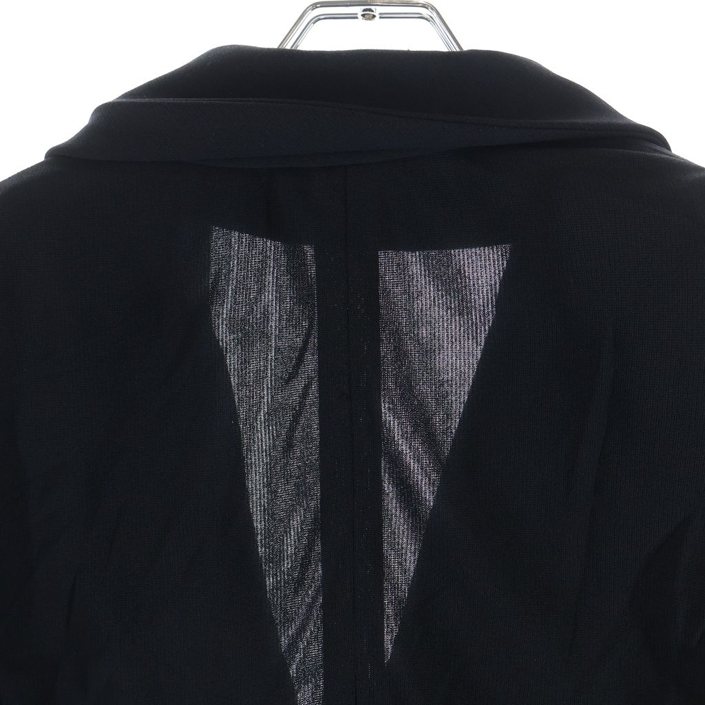 Chanel Boutique Vintage Jacket CC Logo Button Chain Black — view 4