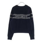Dior Oblique Reversible Knit Sweater Navy