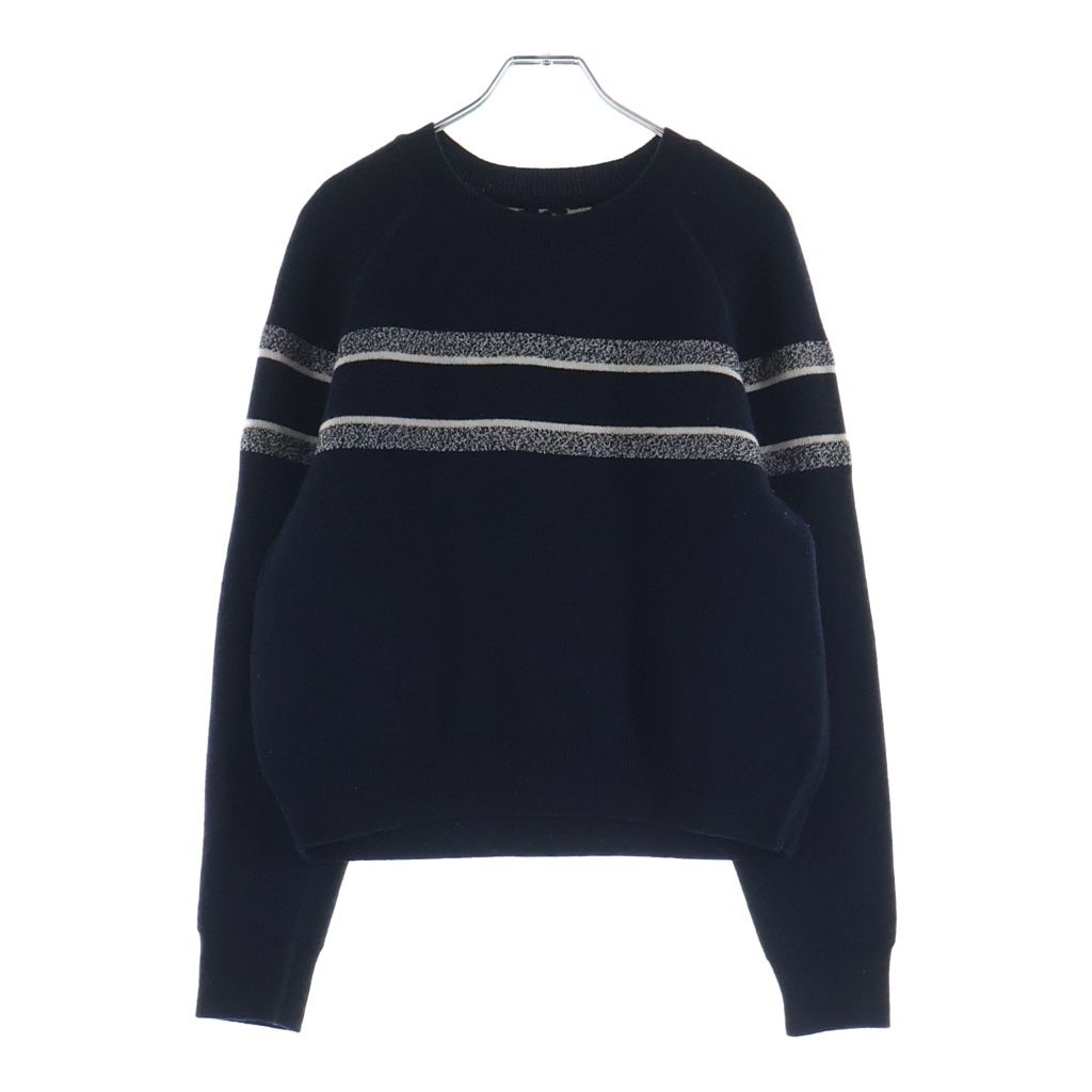 Dior Oblique Reversible Knit Sweater Navy — view 2