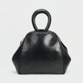 Hermes Tote Box Calf Noir Black Gold Handbag Vintage Antique Out of Print Rare