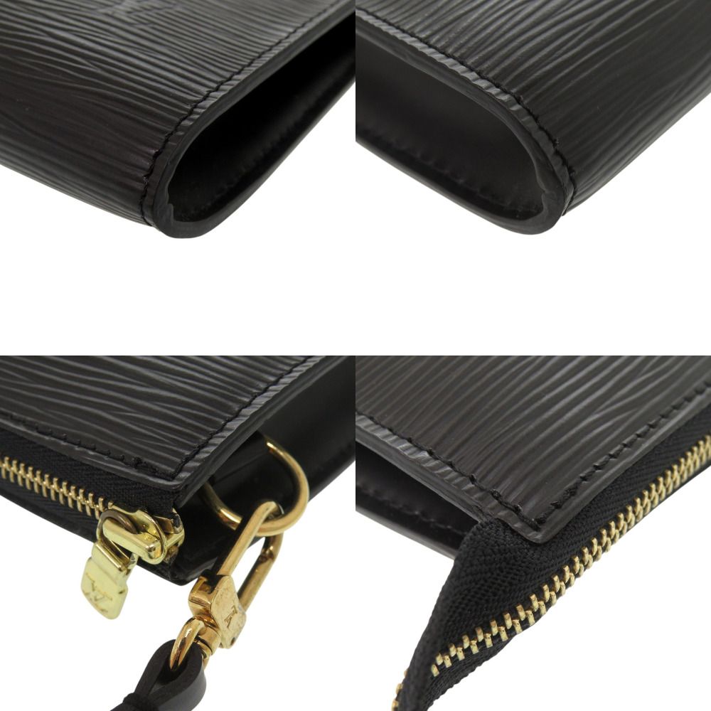 Louis Vuitton Pochette Soiru Epi Noir Pouch — view 3
