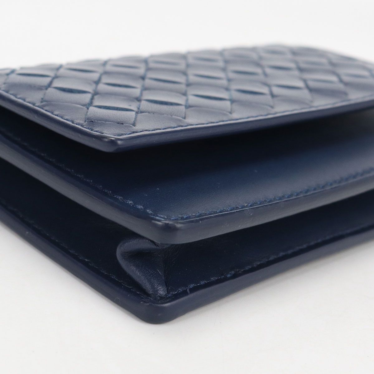 Bottega Veneta Business Card Case Intrecciato Holder Calfskin — view 6