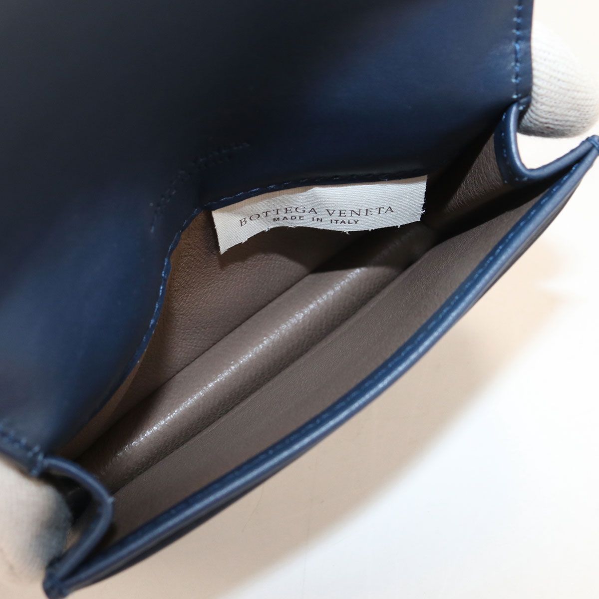 Bottega Veneta Business Card Case Intrecciato Holder Calfskin — view 4