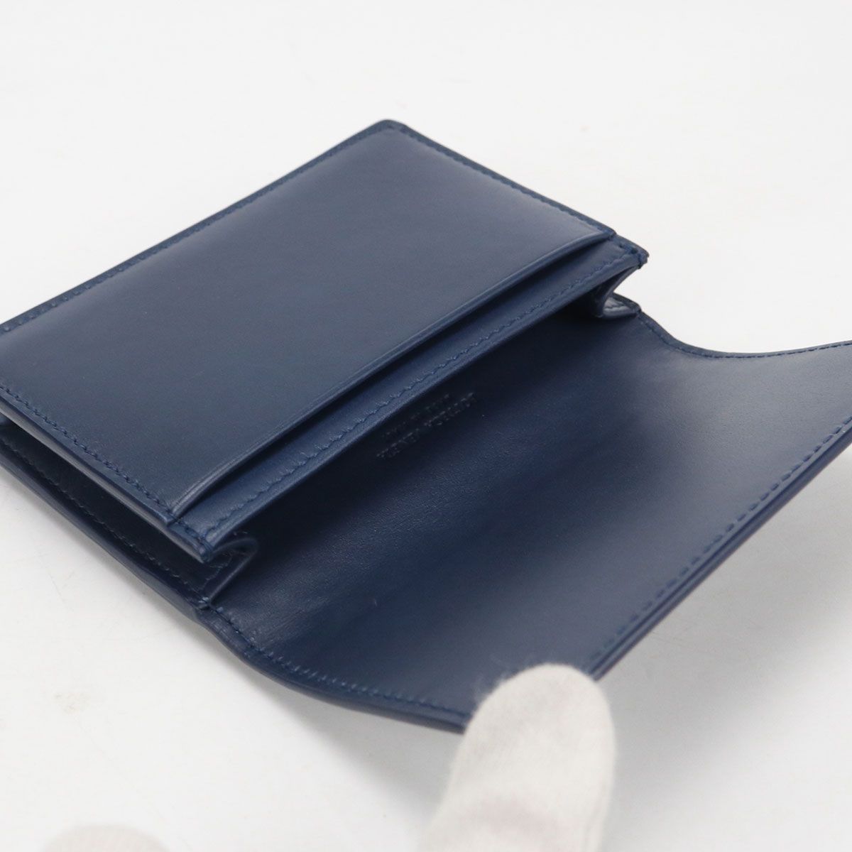 Bottega Veneta Business Card Case Intrecciato Holder Calfskin — view 3