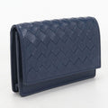 Bottega Veneta Business Card Case Intrecciato Holder Calfskin