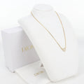 Dior Rhinestone Necklace Metal
