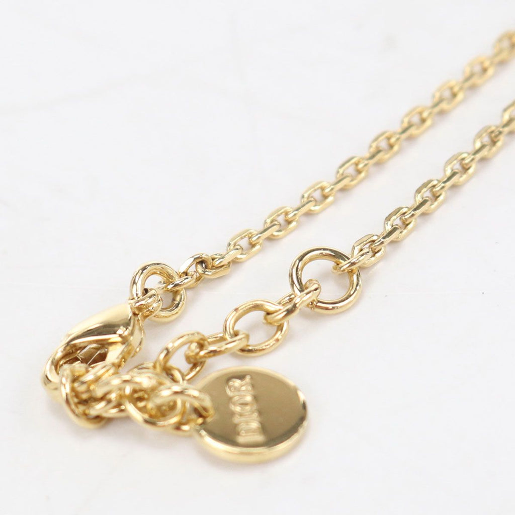 Dior Rhinestone Necklace Metal — view 5