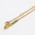 Celine Rhinestone Triomphe Necklace Metal — view 5