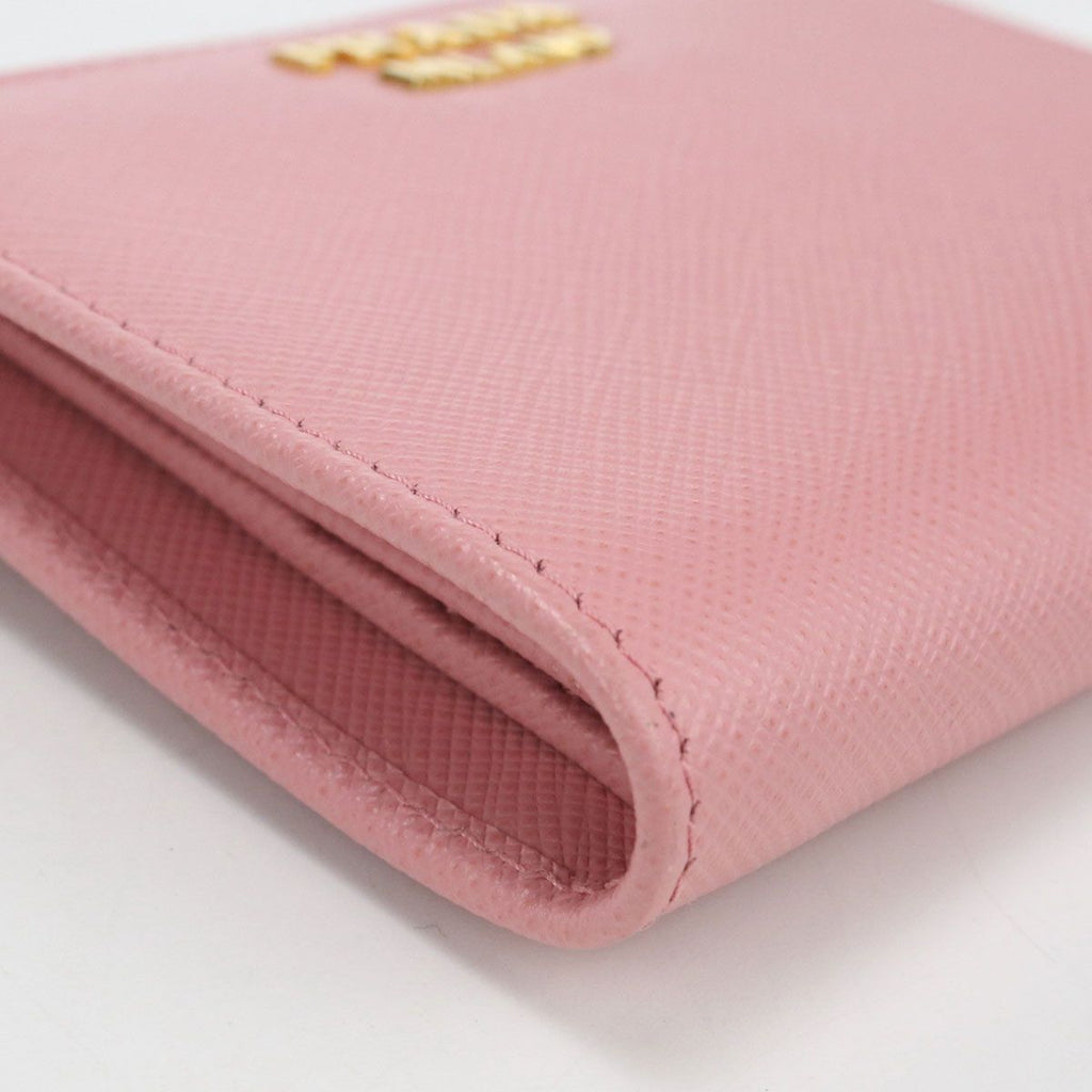 Prada Saffiano Leather Bifold Wallet Calfskin — view 8