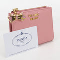 Prada Saffiano Leather Bifold Wallet Calfskin