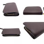 Louis Vuitton Taiga Baikal Clutch Pouch Leather Bordeaux Gold Vintage Classic — view 7