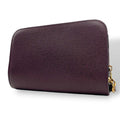 Louis Vuitton Taiga Baikal Clutch Pouch Leather Bordeaux Gold Vintage Classic