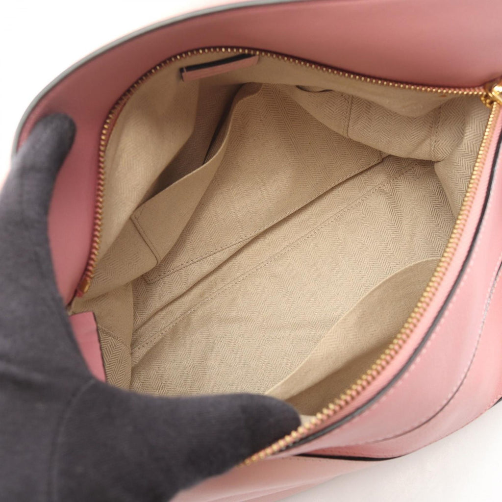 Loewe Handbag Puzzle Bag 2-Way Pink Leather — view 3