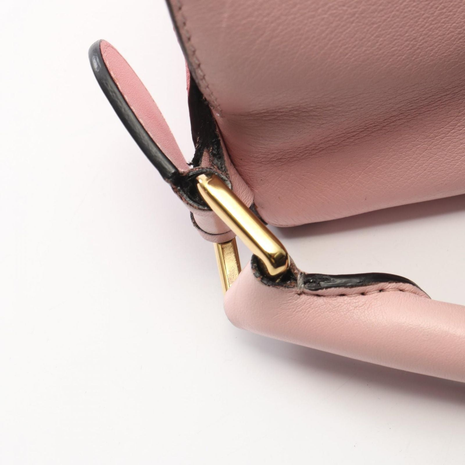 Loewe Handbag Puzzle Bag 2-Way Pink Leather — view 7