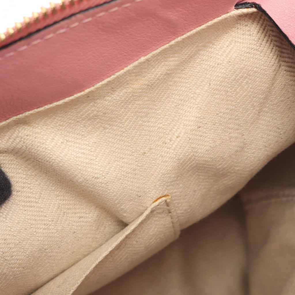 Loewe Handbag Puzzle Bag 2-Way Pink Leather — view 5