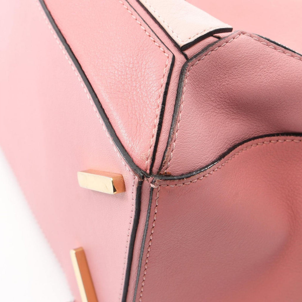 Loewe Handbag Puzzle Bag 2-Way Pink Leather — view 6