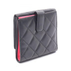Chanel Hook Wallet Cambon Line Black Patent Leather Patent — view 2