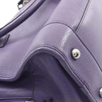 Loewe Handbag Amazona 36 Purple Leather — view 6