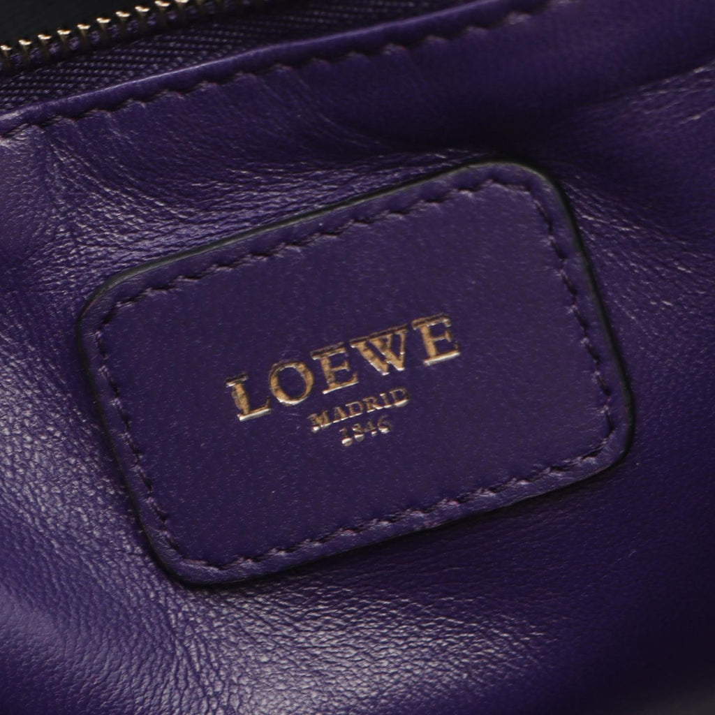 Loewe Handbag Amazona 36 Purple Leather — view 4