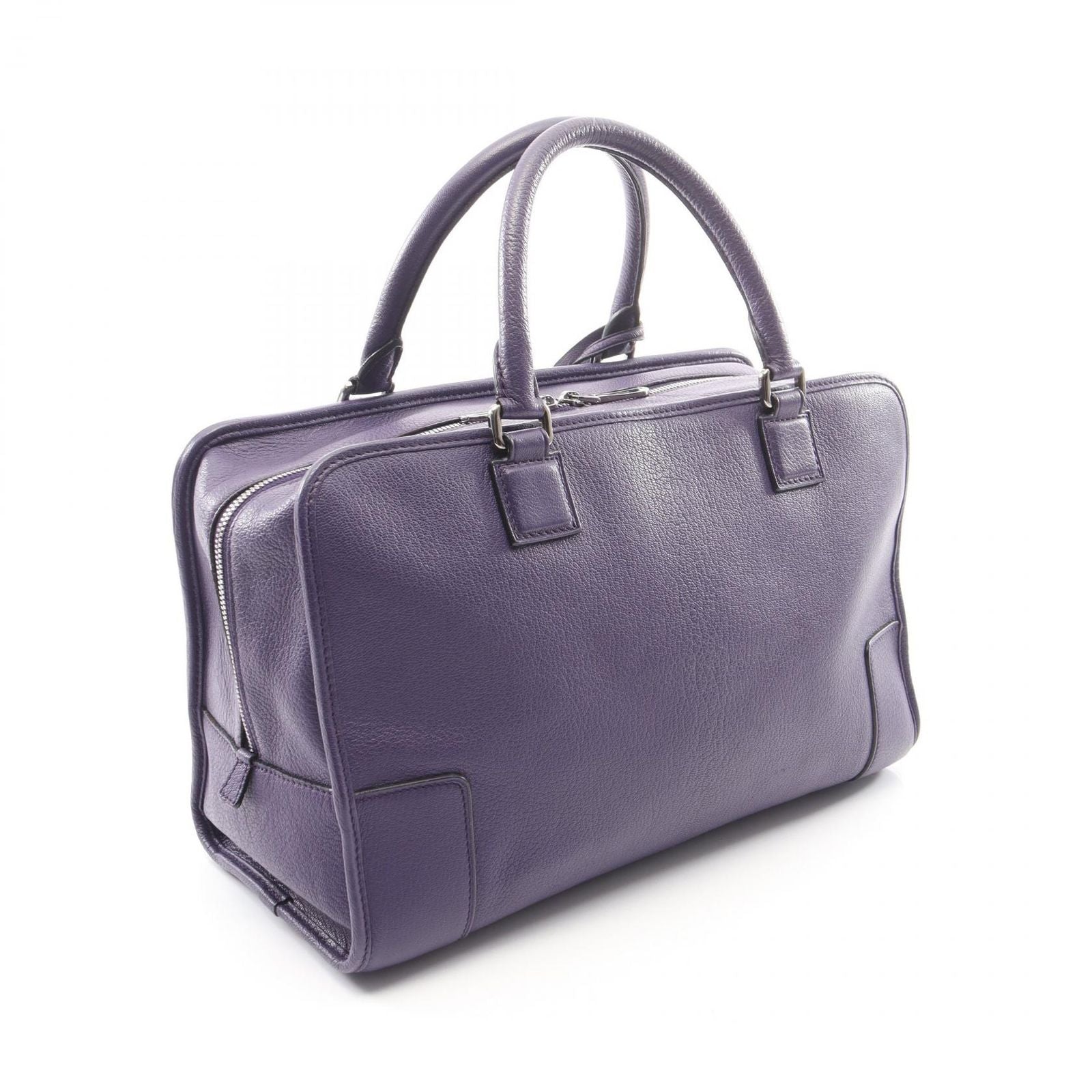 Loewe Handbag Amazona 36 Purple Leather — view 2