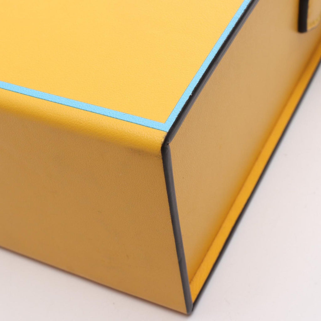 Fendi Shoulder Bag Box Yellow Leather — view 7