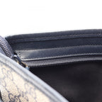 Gucci Shoulder Bag GG Supreme Beige Navy Canvas Leather — view 7