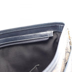Gucci Shoulder Bag GG Supreme Beige Navy Canvas Leather — view 8