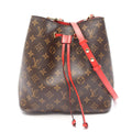 Louis Vuitton Shoulder Bag Neo Noe Coquelicot Canvas Leather