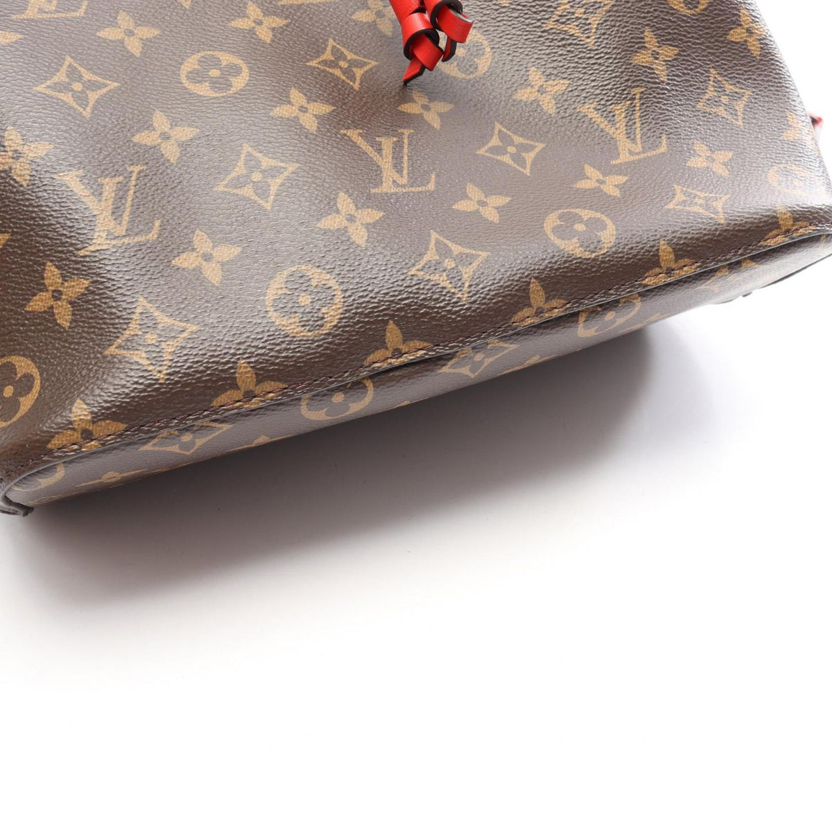 Louis Vuitton Shoulder Bag Neo Noe Coquelicot Canvas Leather — view 7