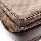 Louis Vuitton Shoulder Bag Naviglio Damier Ebene Canvas Leather — view 7