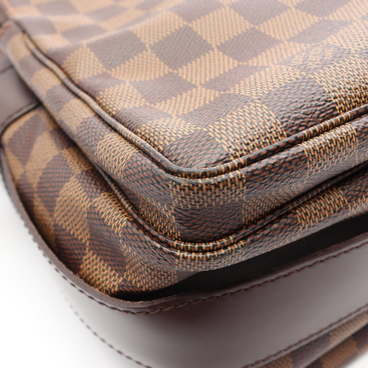 Louis Vuitton Shoulder Bag Naviglio Damier Ebene Canvas Leather — view 7