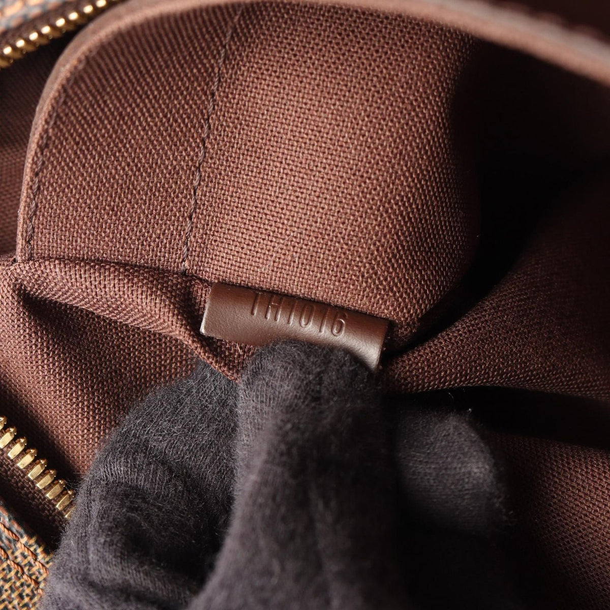 Louis Vuitton Shoulder Bag Naviglio Damier Ebene Canvas Leather — view 5