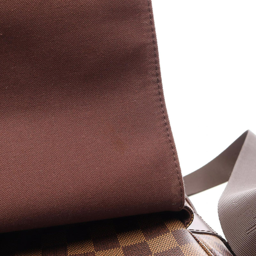 Louis Vuitton Shoulder Bag Naviglio Damier Ebene Canvas Leather — view 6