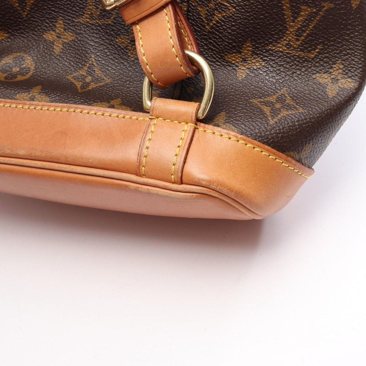 Louis Vuitton Backpack Montsouris MM Canvas Leather — view 8