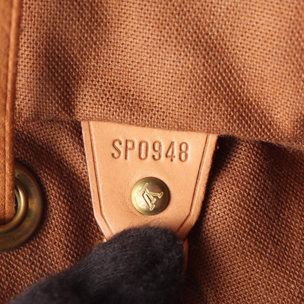 Louis Vuitton Backpack Montsouris MM Canvas Leather — view 5
