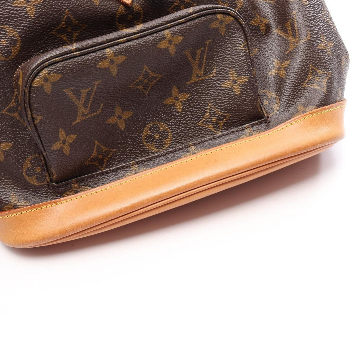 Louis Vuitton Backpack Montsouris MM Canvas Leather — view 6