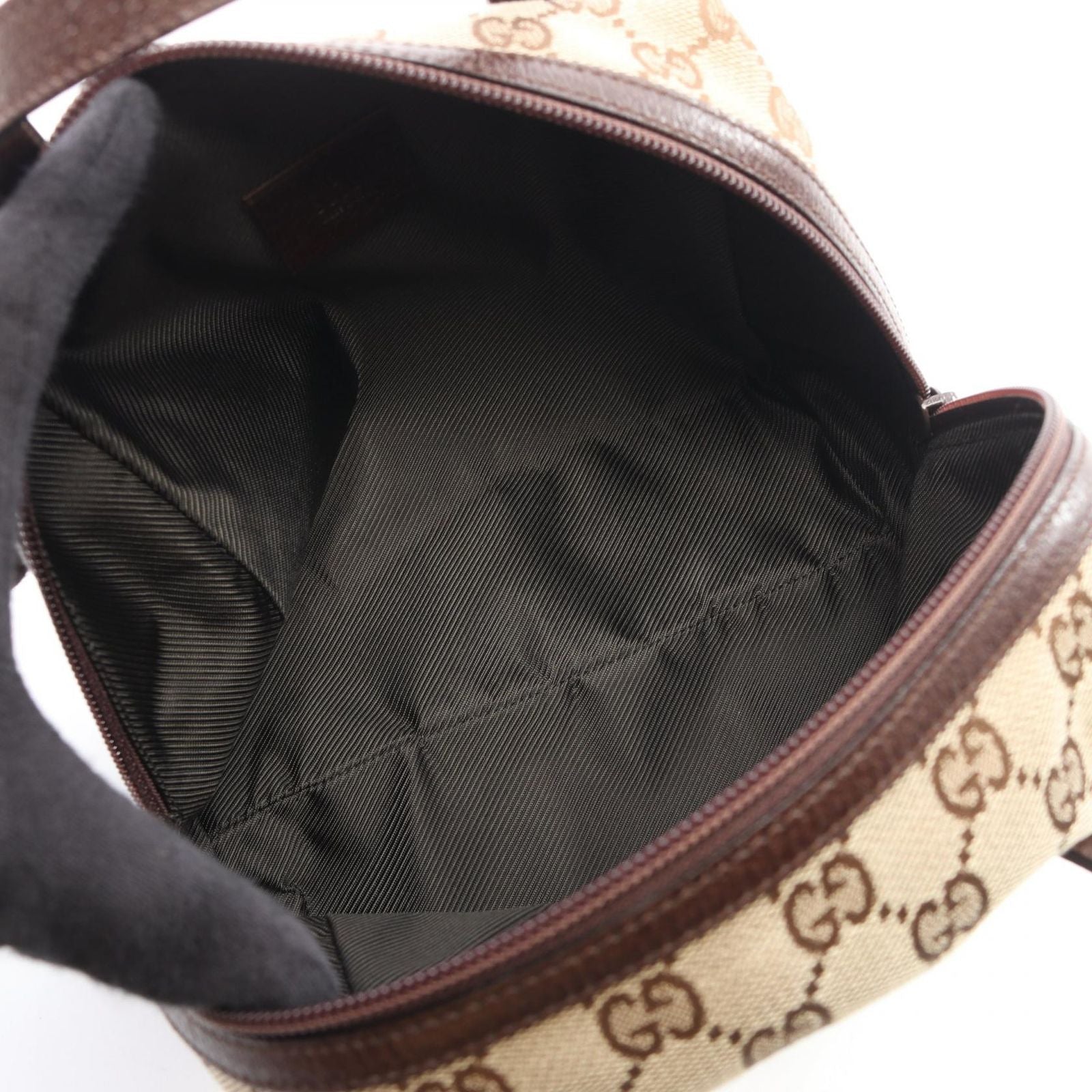 Gucci Handbag GG Canvas Beige Dark Brown Mini — view 3