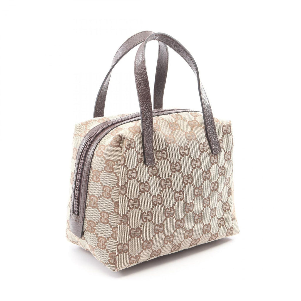 Gucci Handbag GG Canvas Beige Dark Brown Mini — view 2