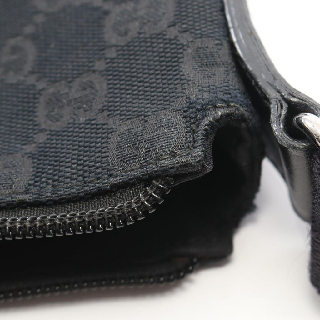 Gucci Shoulder Bag GG Canvas Black — view 8