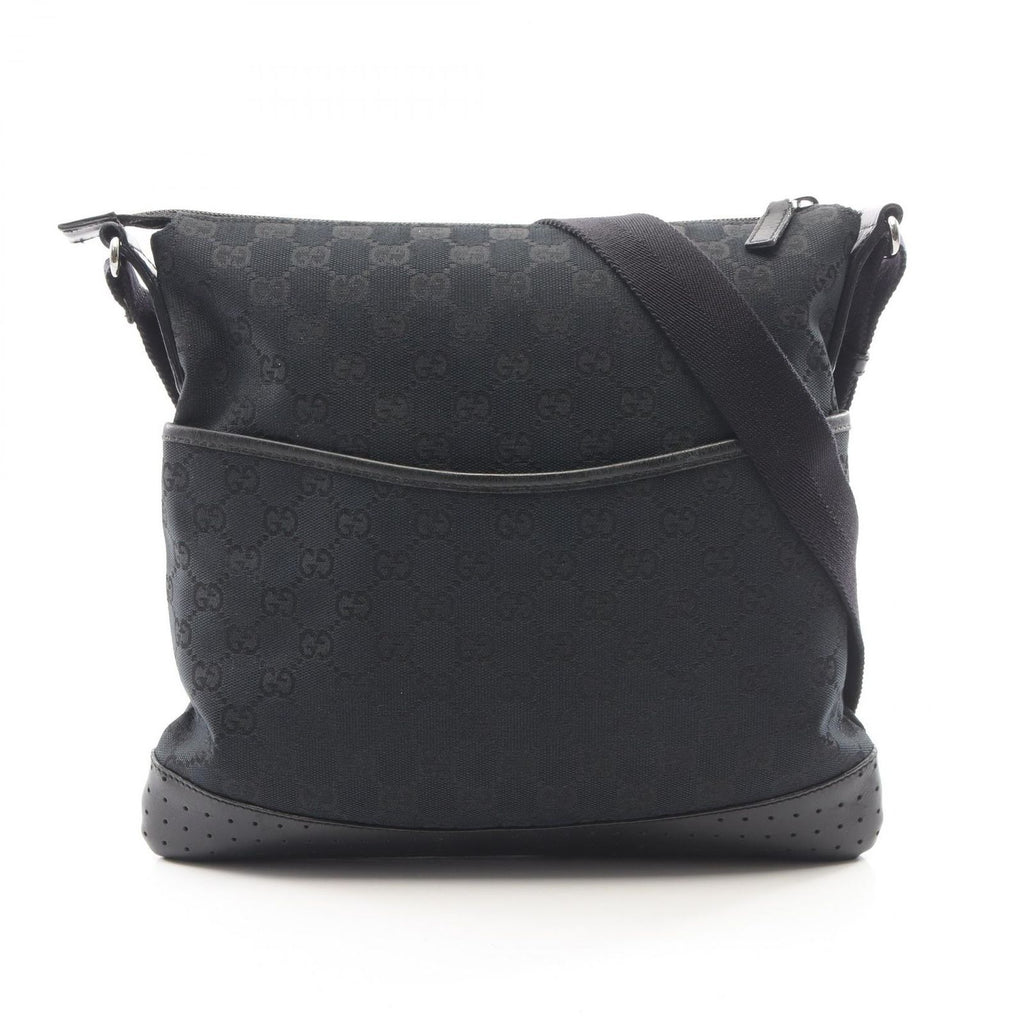 Gucci Shoulder Bag GG Canvas Black