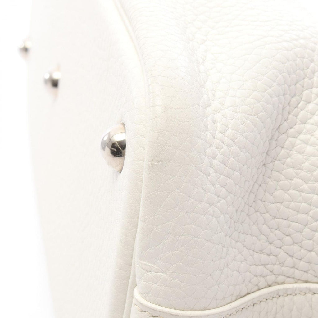 Hermes Handbag Bolide 31 2-Way White Leather — view 6