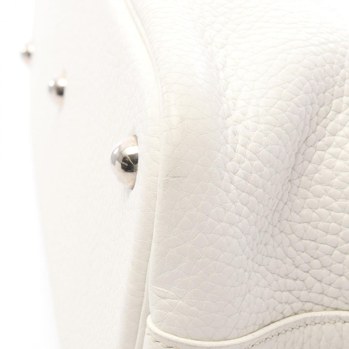 Hermes Handbag Bolide 31 2-Way White Leather — view 6