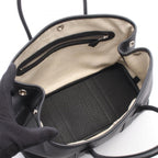Hermes Tote Bag Garden Party PM Black Leather — view 3