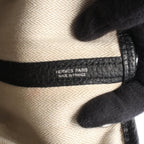 Hermes Tote Bag Garden Party PM Black Leather — view 4