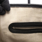 Hermes Tote Bag Garden Party PM Black Leather — view 8