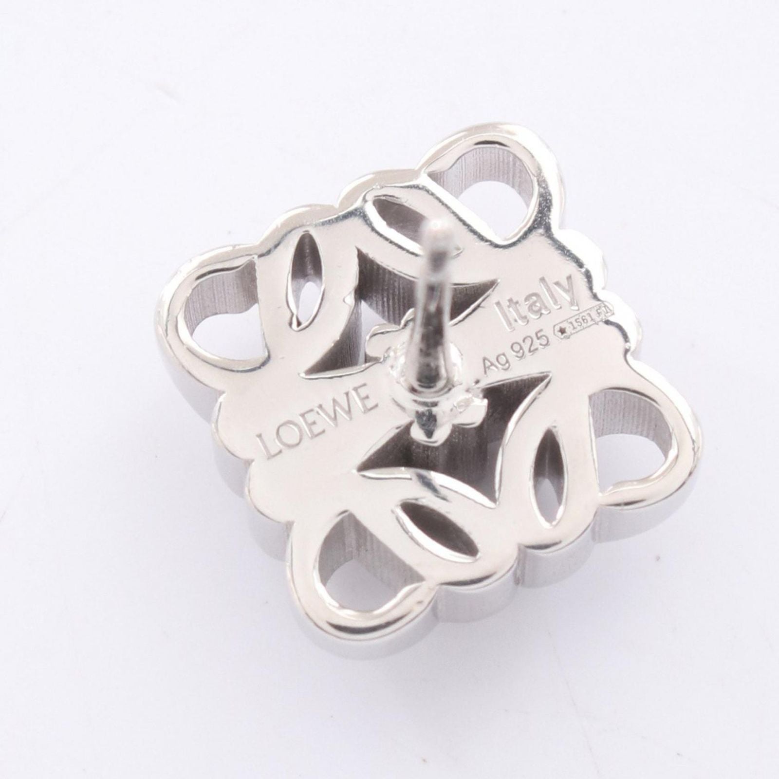 Loewe Single Earring Anagram 925 Sterling Silver — view 3