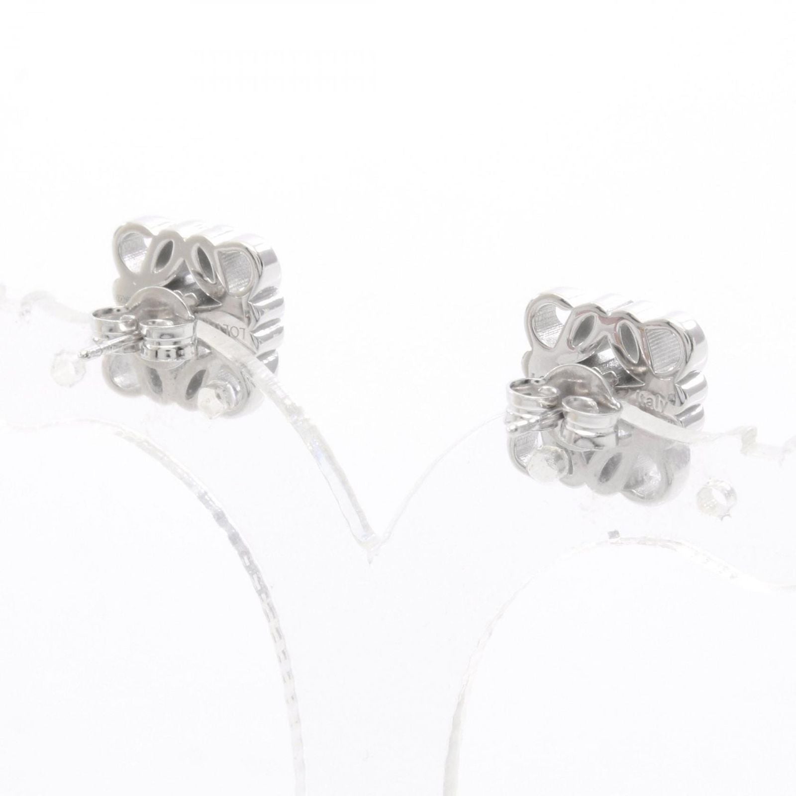 Loewe Single Earring Anagram 925 Sterling Silver — view 2