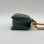 Chanel Shoulder Bag Boy Top Handle CC Logo Leather — view 4