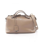 Fendi Handbag by the Way Medium 2-Way Gray Leather